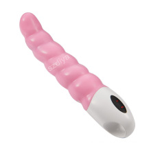 Sex Products Women Vagina Anal Breast Stimulation Platinum Silicone Sex Toy Vibrator (DYAST401)